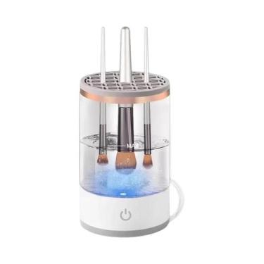 Imagem de Dispositivo Portátil De Limpeza De Pincéis De Maquiagem Com Plug USB, 