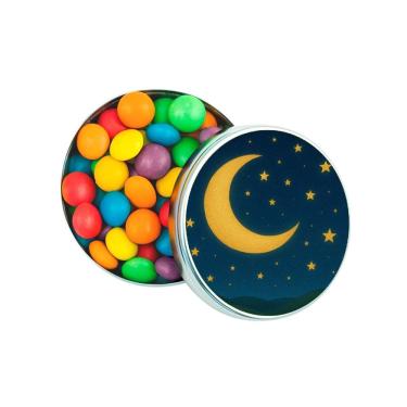 Imagem de Latinha Lembrancinha Personalizada Lua e Estrelas