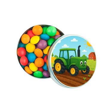 Imagem de Latinha Lembrancinha Personalizada Trator