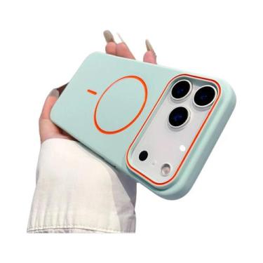 Imagem de Capa Magnética Fosca Para iPhone 17 pro Max 16E 15 14 13 12 11, À Prov