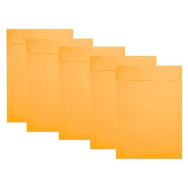 Imagem de Kit 05 Envelopes Para Armazenar Documentos 24x34cm - Foroni