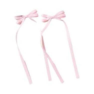 Imagem de Tiara Feminina Com Laço De Fita E Franjas Longas, Presilhas Laterais P