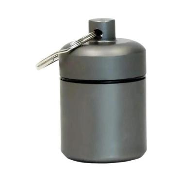 Imagem de Porta-Pílulas De Alumínio À Prova d'Água, Organizador De Pílulas Peque