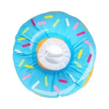 Imagem de Coleira Protetora Colorida Para Gatos, Ajustável, Anti-Lambedura, Pós-