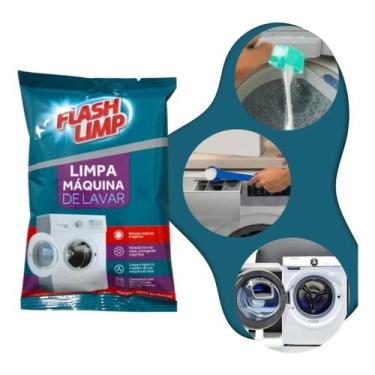 Imagem de Limpa maquinas de lavar sache 80 gramas flash limp