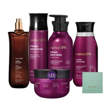 Imagem de Kit Presente Nativa Spa Rosas Secretas O Boticário Completo