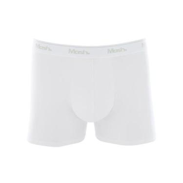 Imagem de Cueca Boxer Mash 170.26 Masculina Basic Algodão T. P/GG, M, Br00, Bran