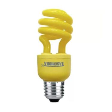 Imagem de Lâmpada Compacta Eletrônica Taschibra Espiral 26W E27 220V, Amarela