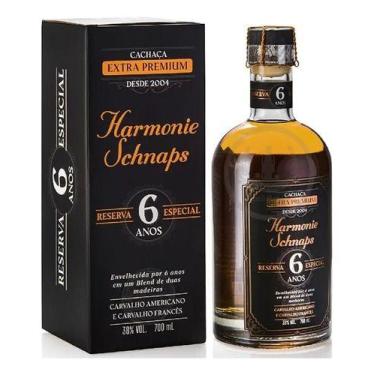 Imagem de Cachaça Extra Premium Harmonie Schnaps Carvalho 6 Anos 700ml