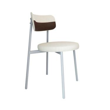 Imagem de Cadeira Kyta Fixa com 4 Pés 50 X 44,7 X 83,8 Cm com 1 Unidade - Metali