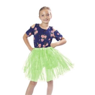 Imagem de Saia tutu BellaSous estilo princesa ou estilo balé verde maçã