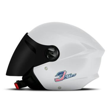 Imagem de Capacete Aberto Masculino Feminino Protork New Liberty 3 Elite Com Vis