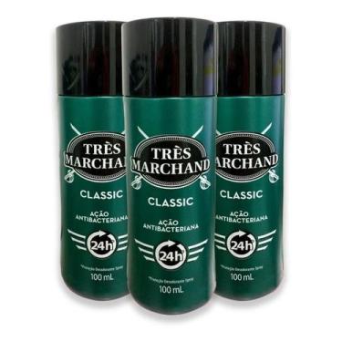 Imagem de Kit Com 3 DesodoranteS Spray Classic Très Marchand 100ml