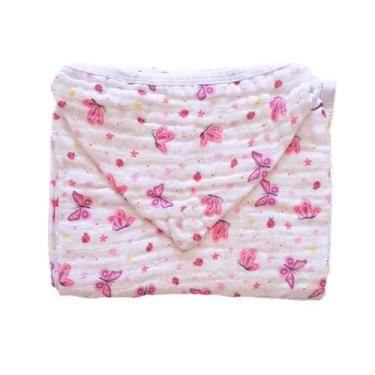 Imagem de Toalha Banho Bebê Soft Fralda com Capuz 85cm x 1,00m  Baby Gijo, Borbo