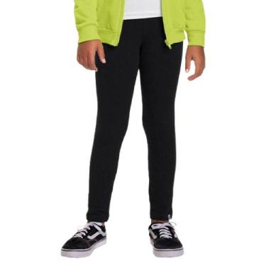 Imagem de Calça Legging Infantil Feminina Básica Lisa em Algodão 08202 - Fakini,