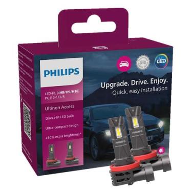 Imagem de Lâmpada Led H8/H9/H16 Fog Philips Ultinon Acess 12V 20W 6000k Super Br