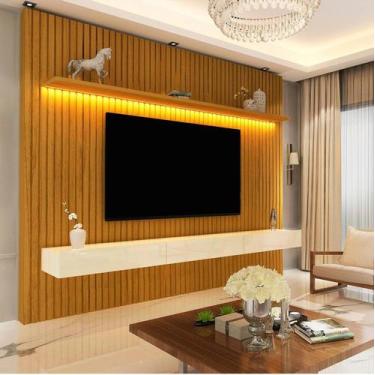 Imagem de Painel ripado com led - Kza Decor 