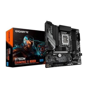 Imagem de Placa Mãe Gigabyte B760M GAMING X GEN5, Intel LGA 1700, mATX, DDR5, PC