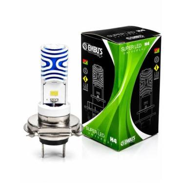 Imagem de Lâmpada De Led H4 Moto 6500k 1500 Lúmens Titan 125 150 160 - Embus