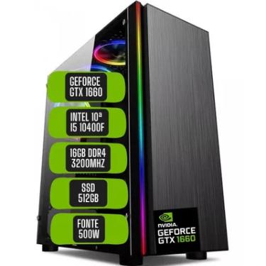 Imagem de PC Gamer Skill Win Intel 10ª Geração Core i5 10400f 16gb Ddr4 Placa De Vídeo Geforce Gtx 1660 Ti 6gb SSD 512gb Stl-032
