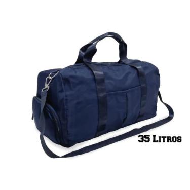 Imagem de Bolsa De Viagem Sacola De Viagem Grande Tira Colo - Joyway, Azul