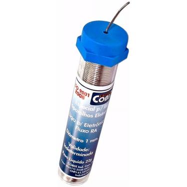 Imagem de Solda Estanho 60 X 40 Tubo para Placas Eletronicas Fusão 183 graus C Bivolt Cobix 22G