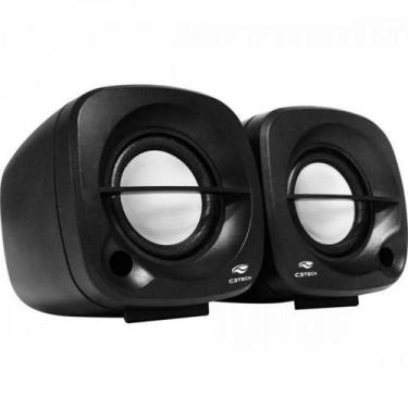 Imagem de Caixa de Som C3Tech SP-303BK Multimídia 2.0 Preta