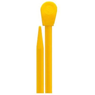 Imagem de Agulha para Trico Milward 25CM N.6 Amarelo