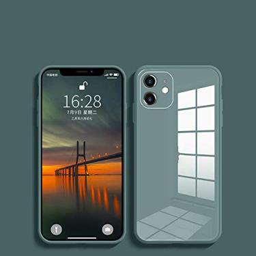 Imagem de Para capa de telefone de vidro temperado para iphone 13 11 12pro max capa anti-detonação fram para iphone x xs max xr 7 8 plus,4, para iphone 11