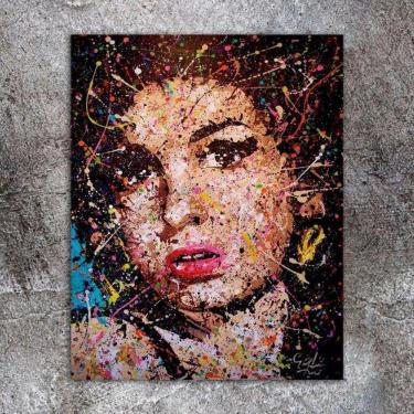 Imagem de Placa Decorativa Música Amy Winehouse Tamanho:20X30Cm