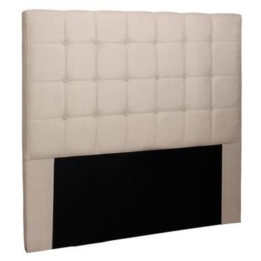 Imagem de Cabeceira King Size 1,95m Tropea Suede Bege - Gran Belo