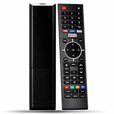 Imagem de Substituição de controle remoto universal compatível com TV SANYO LED Smart UHD 4K com Netflix, YouTube, VUDU, Pandora Hotkeys