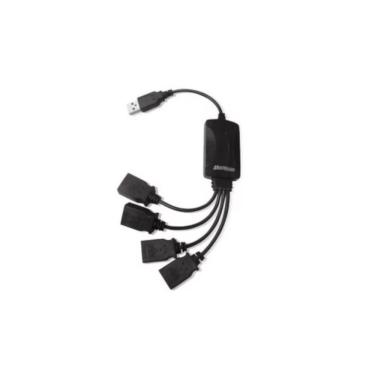 Imagem de Hub 4 Portas Flexível 2.0 Preto Ac042 Multilaser