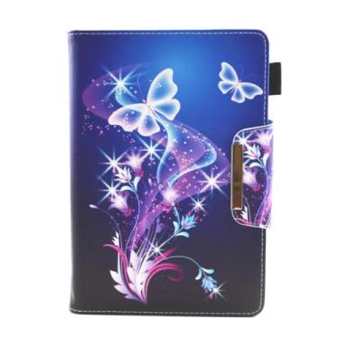 Imagem de CUTTIZ Capa de tablet colorida universal elegante compatível com capa flip de 7 polegadas 8 polegadas 10 polegadas capa inserível cartão multifuncional suporte capa de couro (P67 em geral)