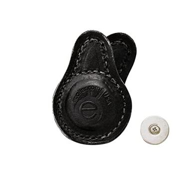 Imagem de Educator Anywear clipe coldre segura o transmissor de treinador de cães com colarinho eletrônico em qualquer lugar em roupas, sela, bolsa, cinto ou mochila, magnético, preto