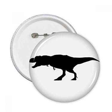 Imagem de Dinosaur Bones Miniature Run Round Pins Badge Button Emblema Decoração Acessório 5 peças