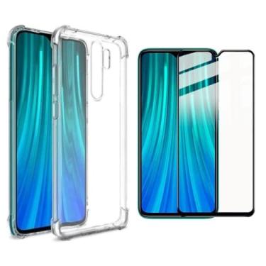 Imagem de Capa Capinha Anti Impacto + Película de Cerâmica 9D Para Redmi Note 8 Pro - (Hard Glass Store)