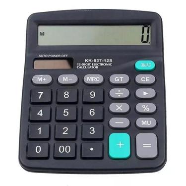 Imagem de Calculadora De Mesa Comercial Escritório 12 Dígitos - Gici Tech