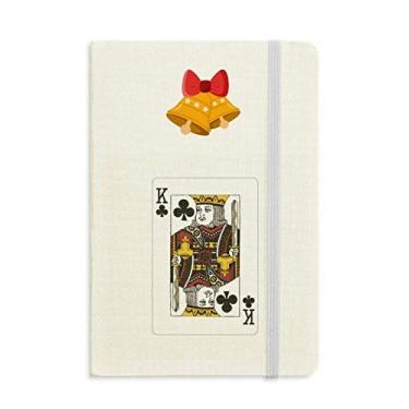 Imagem de Caderno de cartas Club K com estampa de cartas de baralho