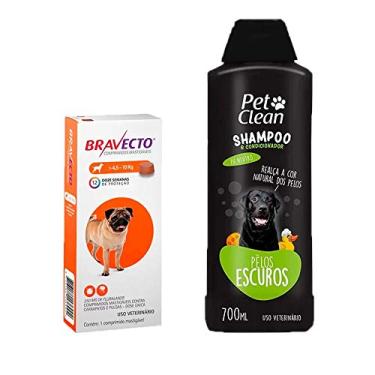 Imagem de Bravecto Antipulgas 4,5 A 10kg + Shampoo Pelos Esc. 700ml