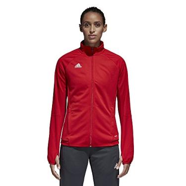 Imagem de Adidas Tiro 17 Womens Soccer Training Jacket L Power Red-Black-White