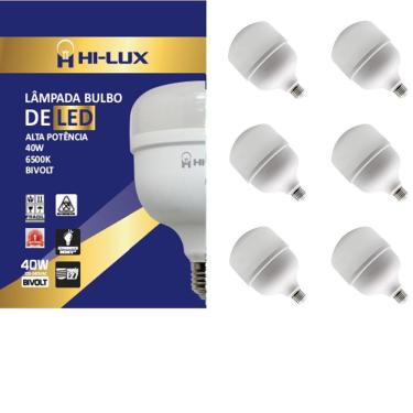 Imagem de Kit - 06 Lampadas De Led Alta Potencia 40W 6500K