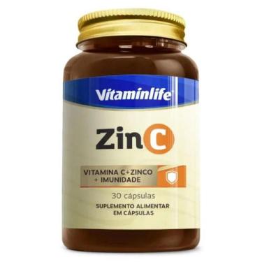 Imagem de Zinc Vitamina C + Zinco 30 Cápsulas Vitaminlife