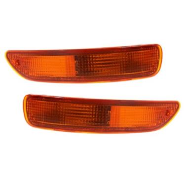 Imagem de Para Toyota Corolla 1993-1997 Par de luzes de sinalização do lado do motorista e do passageiro Sedan/4dr wagon TO2530103 TO2531103 para 81520-12700 81510-12720