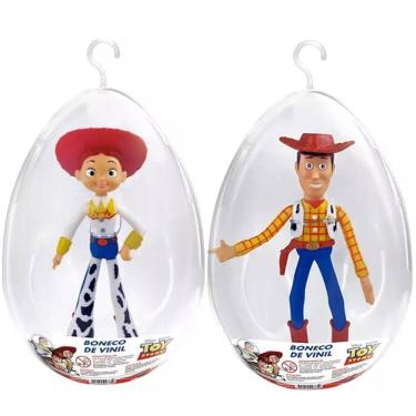 Imagem de Bonecos de Vinil Jessie e Woody Ovo de Páscoa 26cm Líder