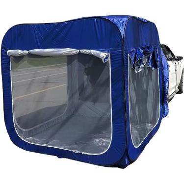 Imagem de Tenda SUV para camping, barraca traseira pop-up de ajuste universal | Barraca de acampamento multiuso para caminhão conectada ao veículo | Tendas de carro ideais para campistas