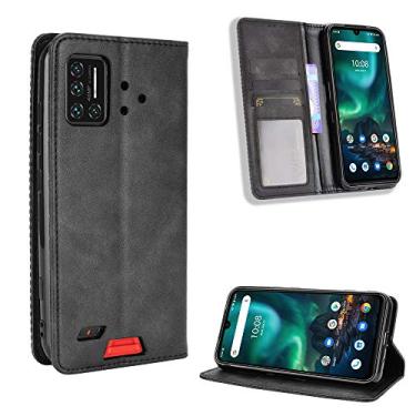 Imagem de Jielangxin Keji Capa para Umidigi Bison Capa, Capa para UMI Umidigi Bison Capa flip de couro PU preta