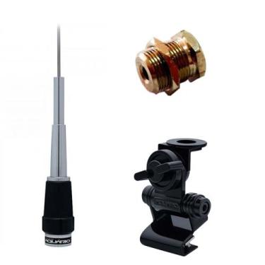 Imagem de Kit Enfeite Antena Móvel Px 1,62 metros B-2070 Suporte Bi-Articulado T