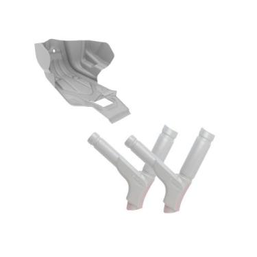 Imagem de Kit Crf 230 Protetor De Quadro + Protetor De Motor Cinza - Anker