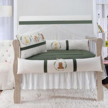 Imagem de Kit Berço Americano Duas Laterais Amiguinhos Menina Menino  - Beatriz 